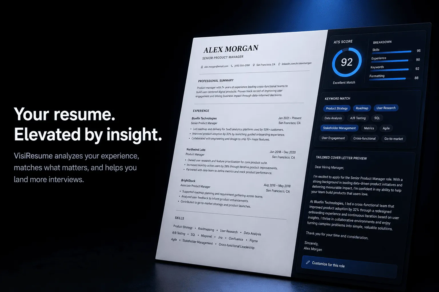 VisiResume help and support workspace